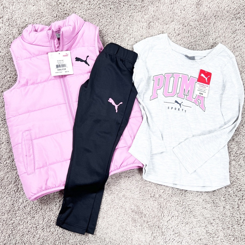 Puma Girls Outfit Sz XXS NWT